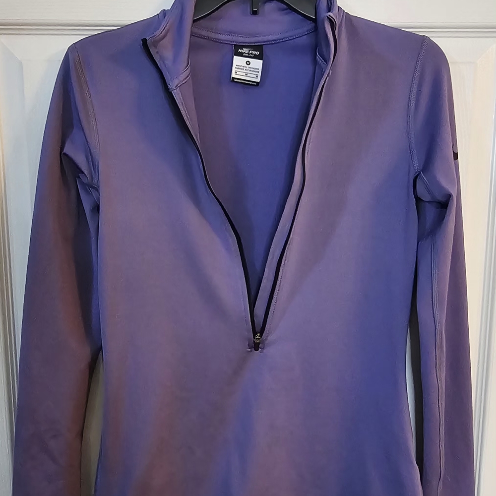 Purple Quarter-Zip Pullover - Picture 3 of 6